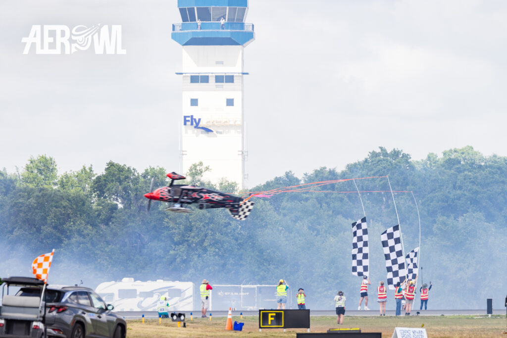 "Skip" Stewart - Pitts S-2S Special "Prometheus" absolute stunning deep fly air display during the Sun´n Fun 2025 in Lakeland, Florida.